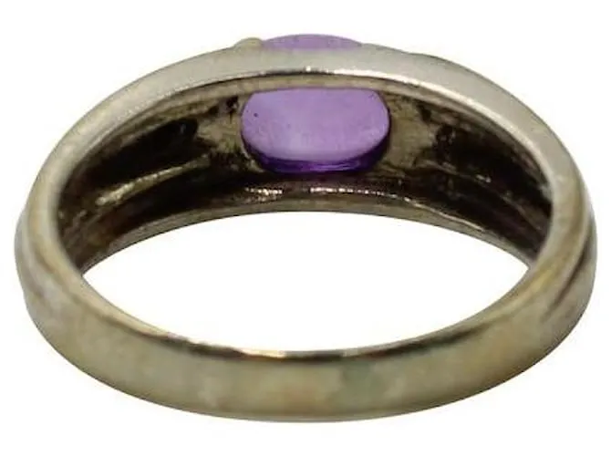 Tiffany & Co plata, Anillo de Oro Amarillo con Amatista 
