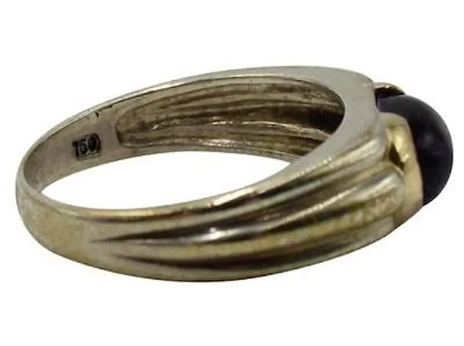 Tiffany & Co plata, Anillo de Oro Amarillo con Amatista 