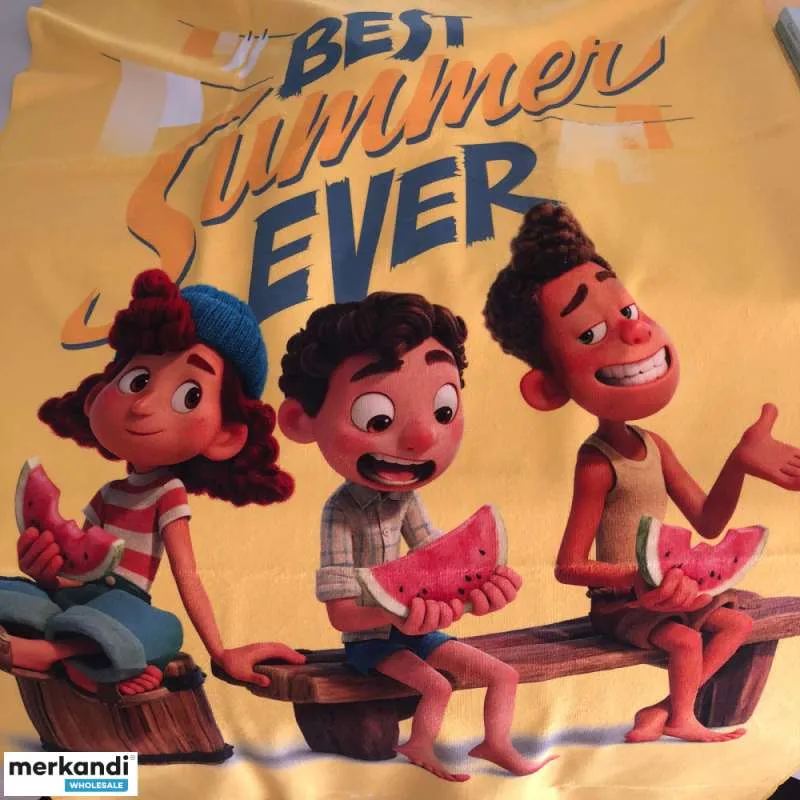 TOALLA DISNEY PIXAR LUCA 140X70  100% POLIéSTER  AMARILLO  FABRICACIóN EUROPEA  LIQUIDACIóN DE TEMPORADA