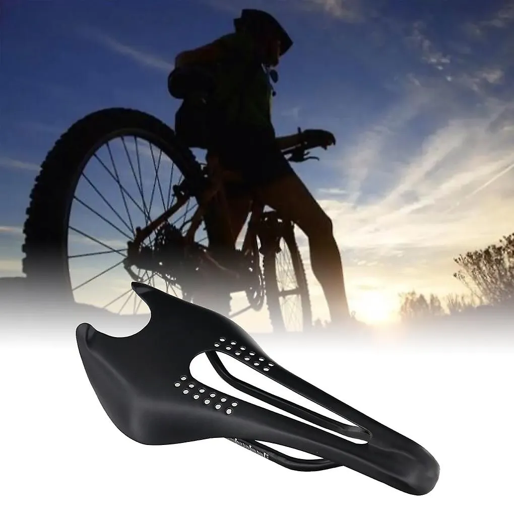 Universal Racing Road Bike Saddle Cushion Replacement Carbon Fiber Hollow Design Seat Pad Replacing Parts Cycling Accessory