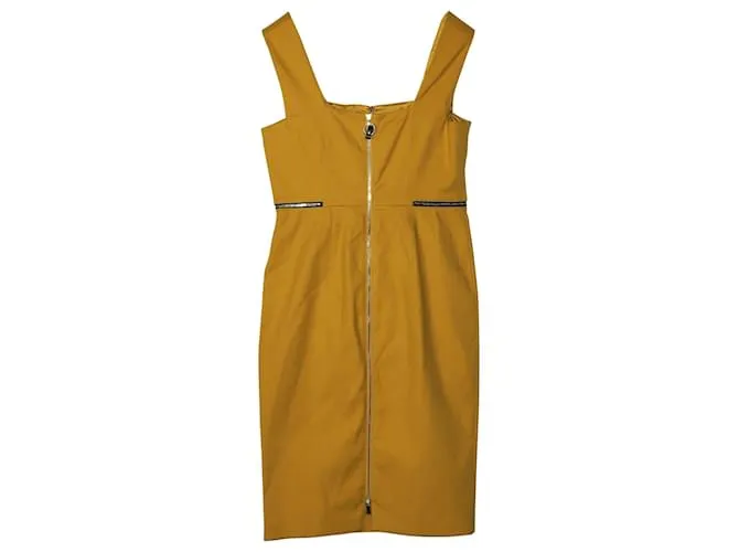 Vestido de tubo Sportmax Selce en poliéster amarillo 