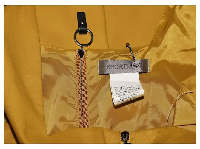 Vestido de tubo Sportmax Selce en poliéster amarillo 