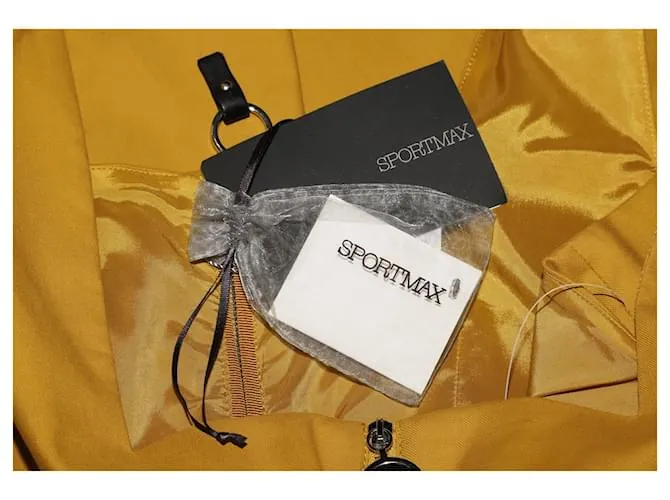 Vestido de tubo Sportmax Selce en poliéster amarillo 