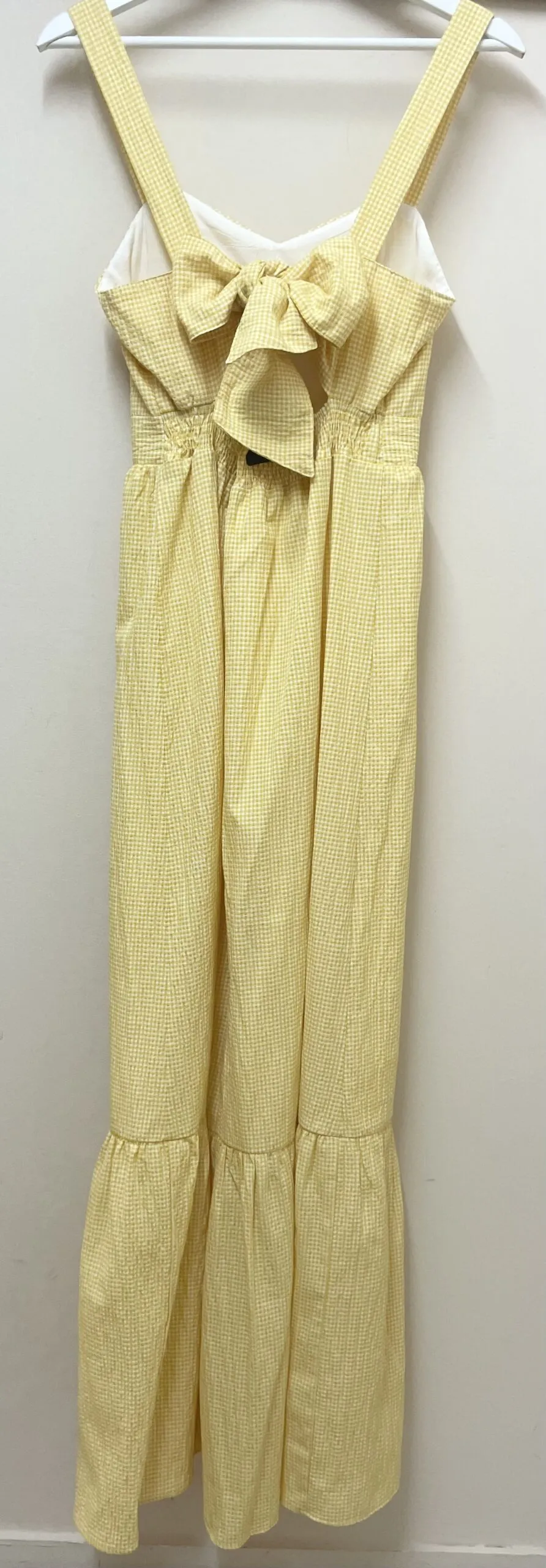 Vestido Vichy Erika Amarillo