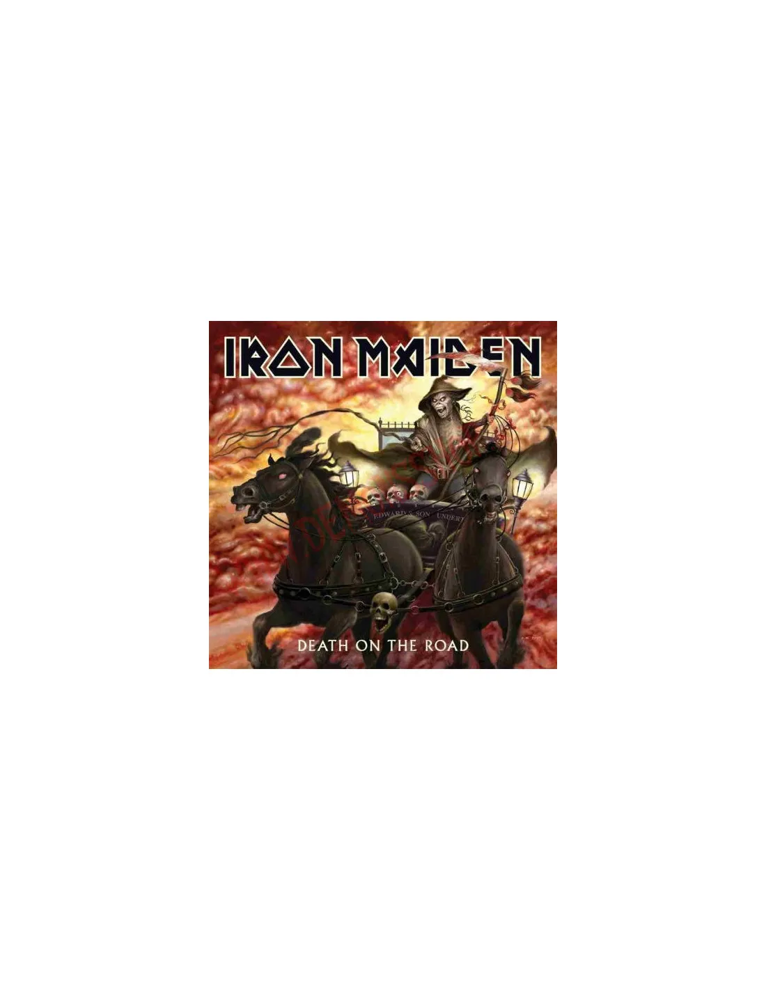 VINILO LP IRON MAIDEN  DEATH ON THE ROAD