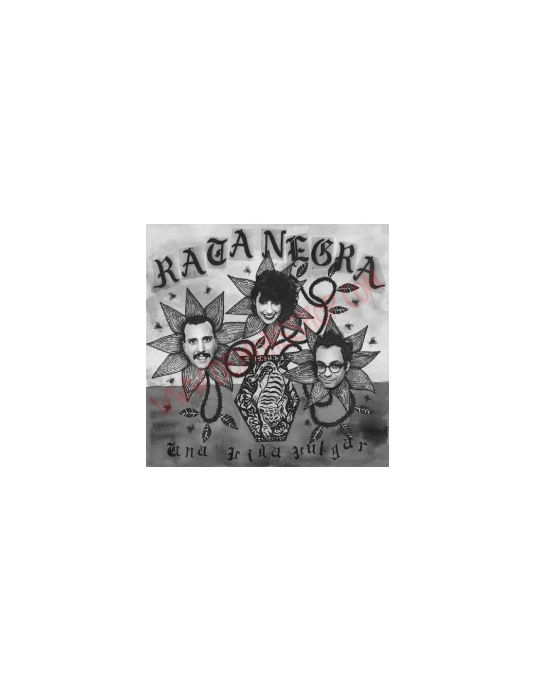 VINILO LP RATA NEGRA  UNA VIDA VULGAR