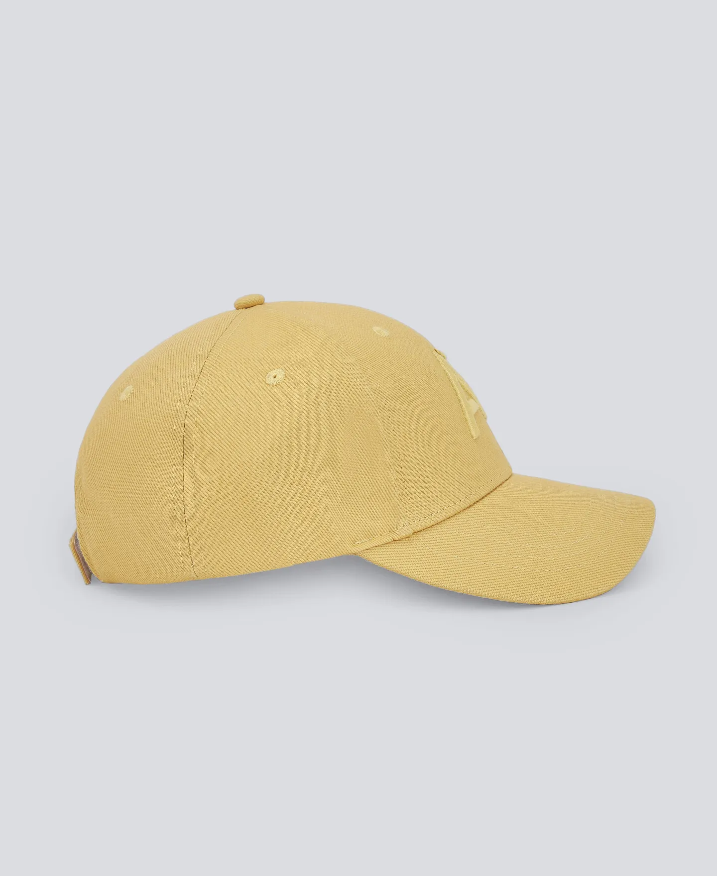 Visera canvas algodón amarillo