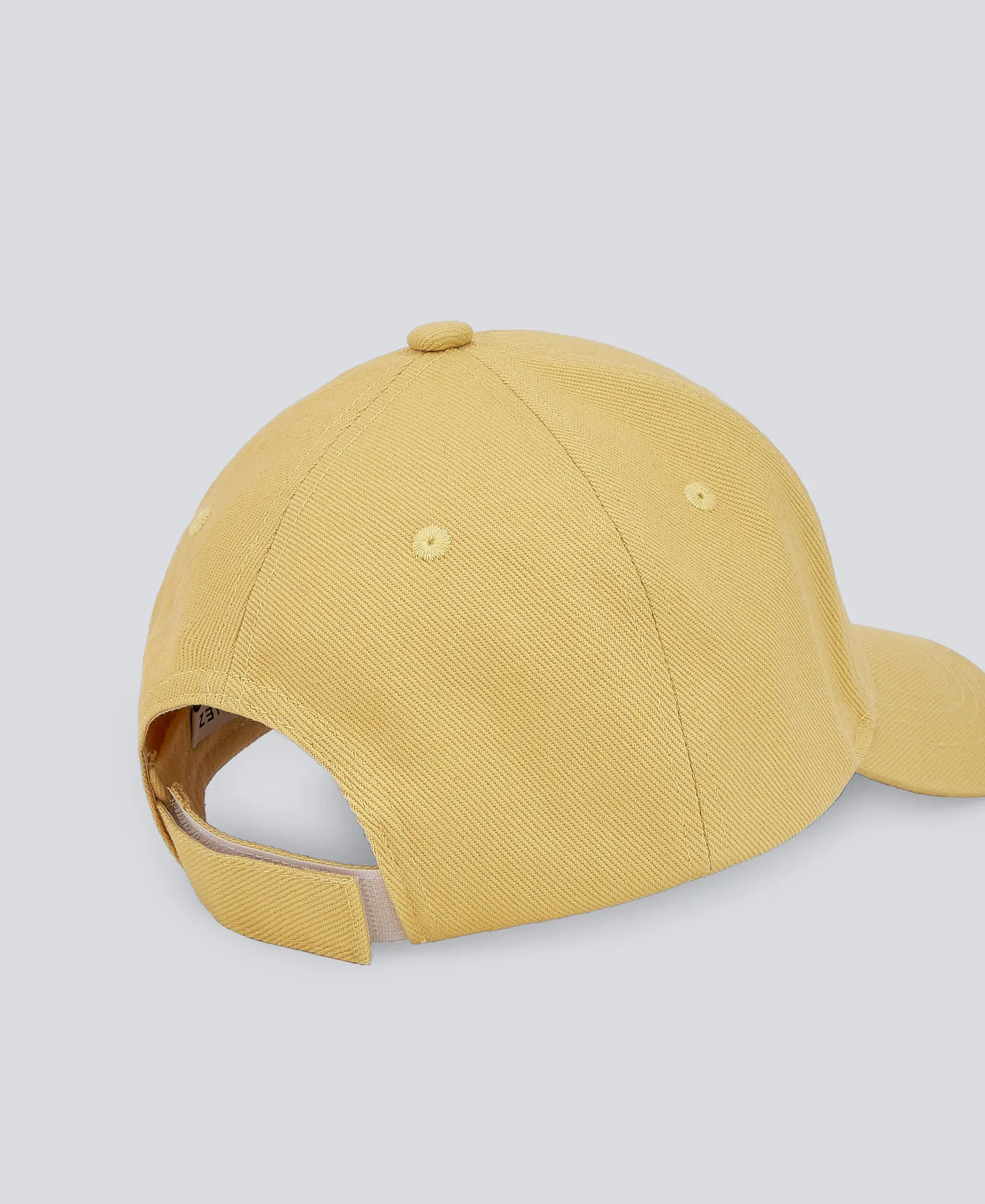 Visera canvas algodón amarillo