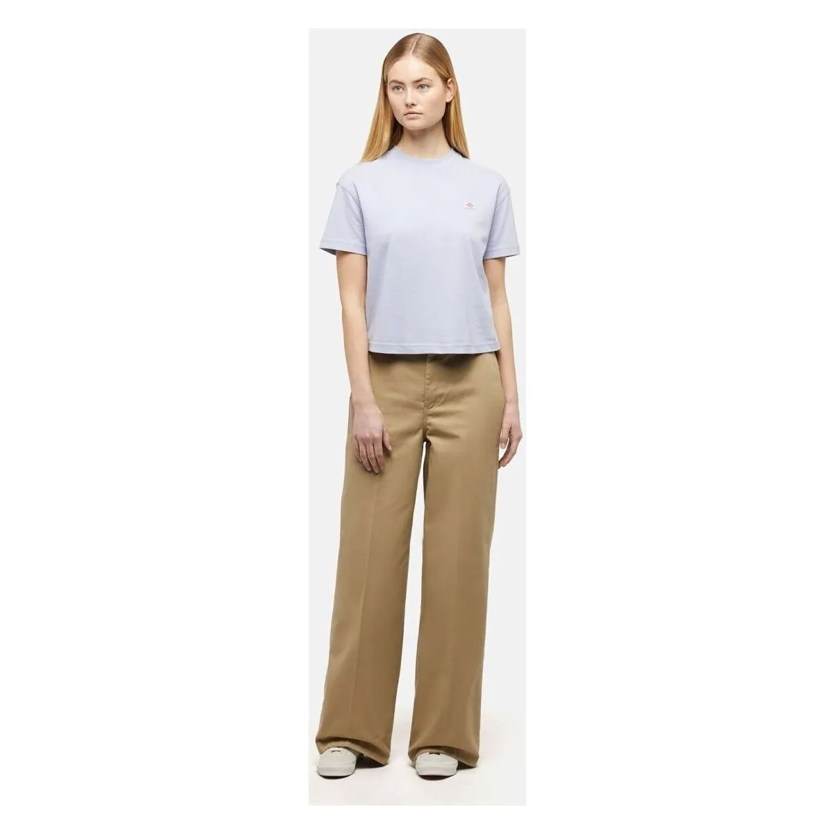 W WIDE LEG PANT DK0A4YSEKHK KHAKI