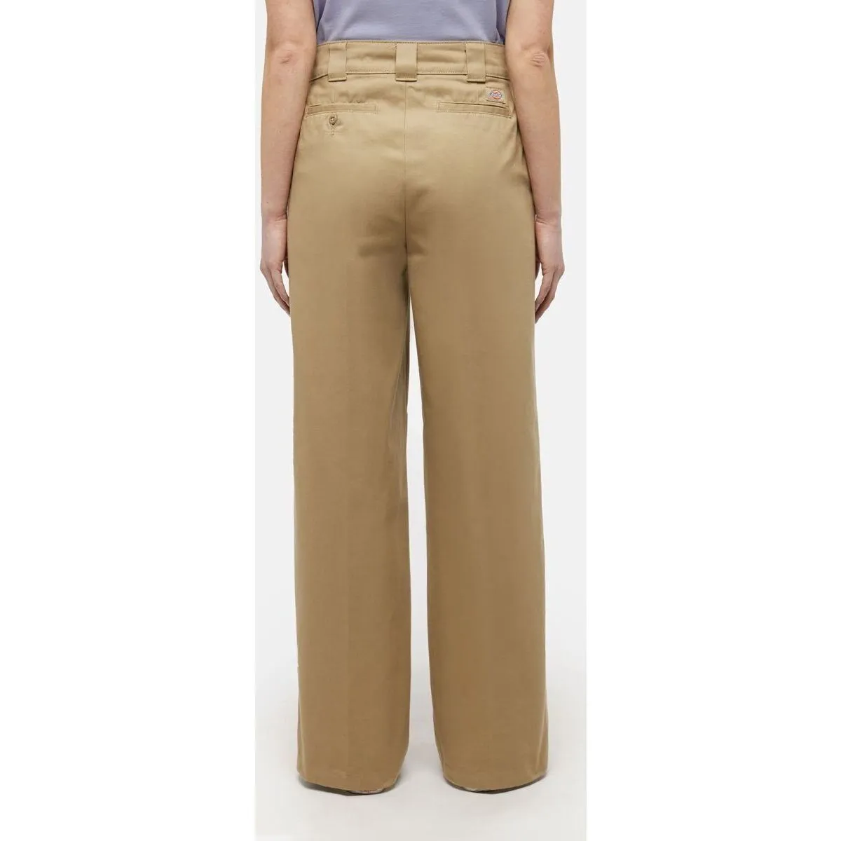 W WIDE LEG PANT DK0A4YSEKHK KHAKI