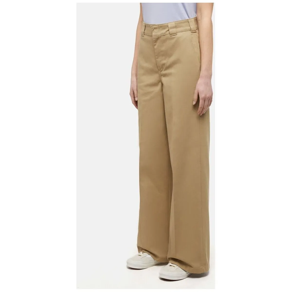 W WIDE LEG PANT DK0A4YSEKHK KHAKI