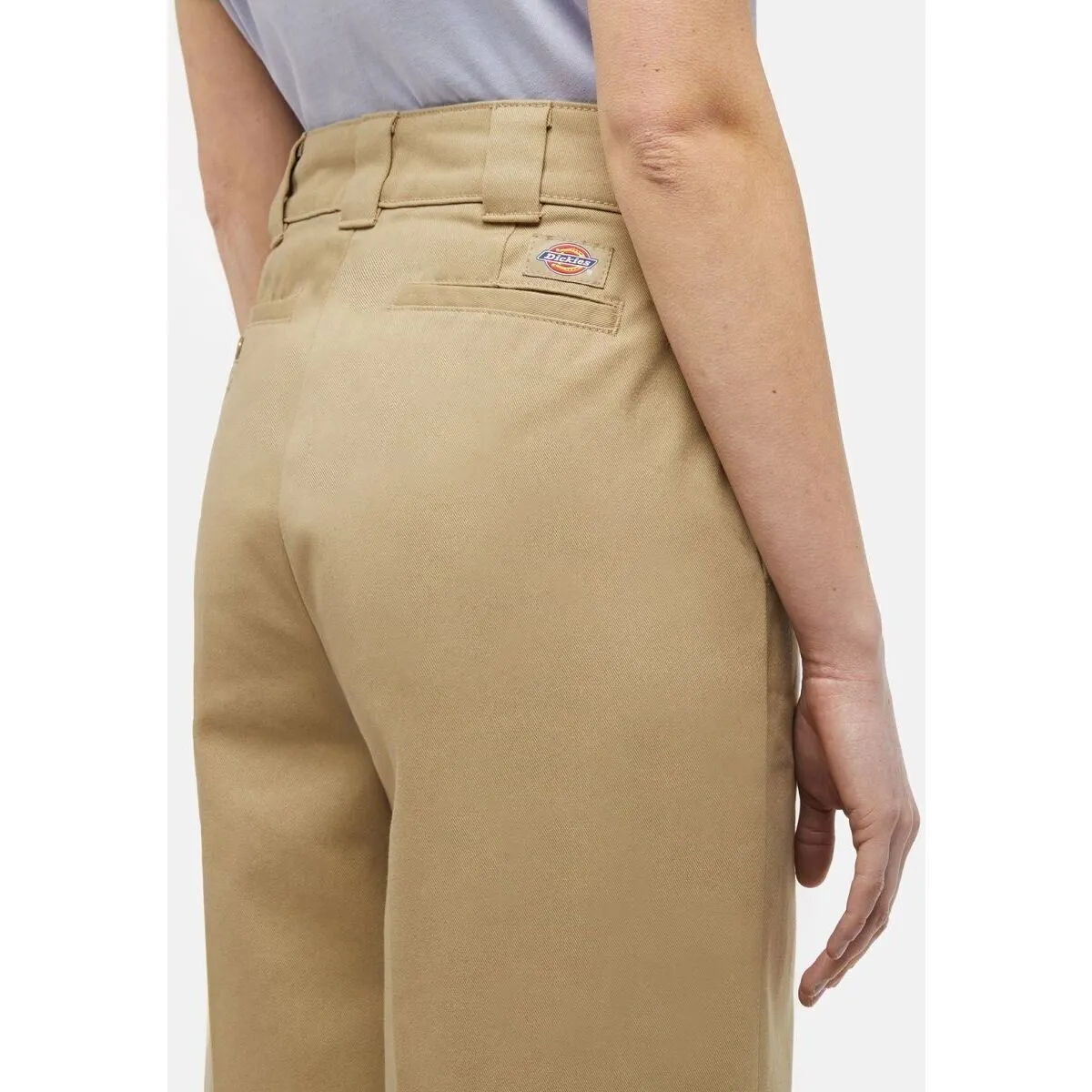 W WIDE LEG PANT DK0A4YSEKHK KHAKI