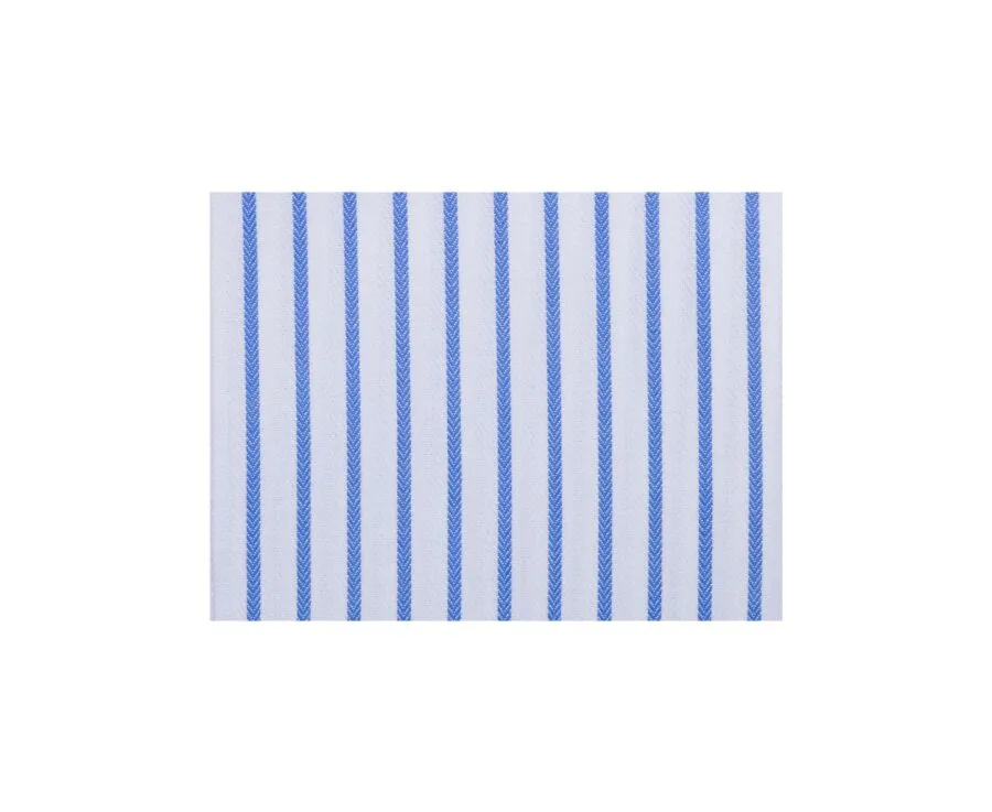 WHITE SHIRT WITH BLUE STRIPES  LÉONEL