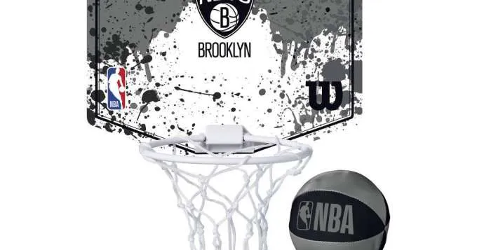 WILSON NBA TEAM MINI HOOP BROOKLYN NETS  WTBA1302BRO