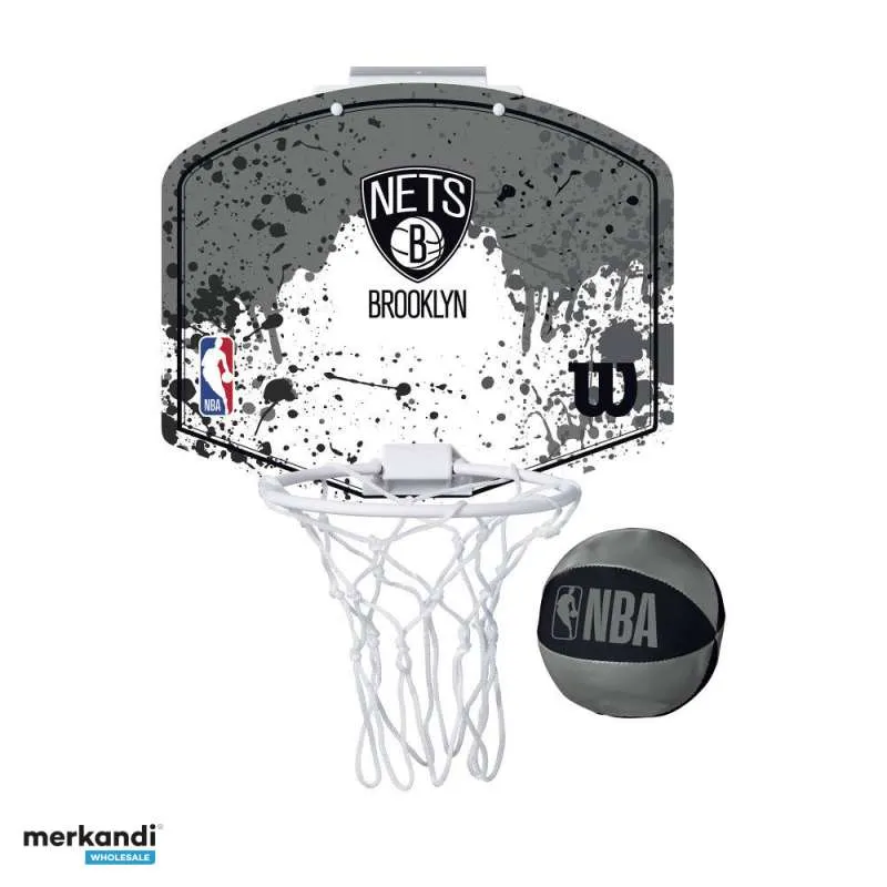 WILSON NBA TEAM MINI HOOP BROOKLYN NETS  WTBA1302BRO