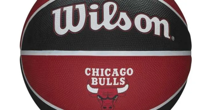 WILSON NBA TEAM TRIBUTE BASKETBALL CHICAGO BULLS TALLA 7  WTB1300CHI
