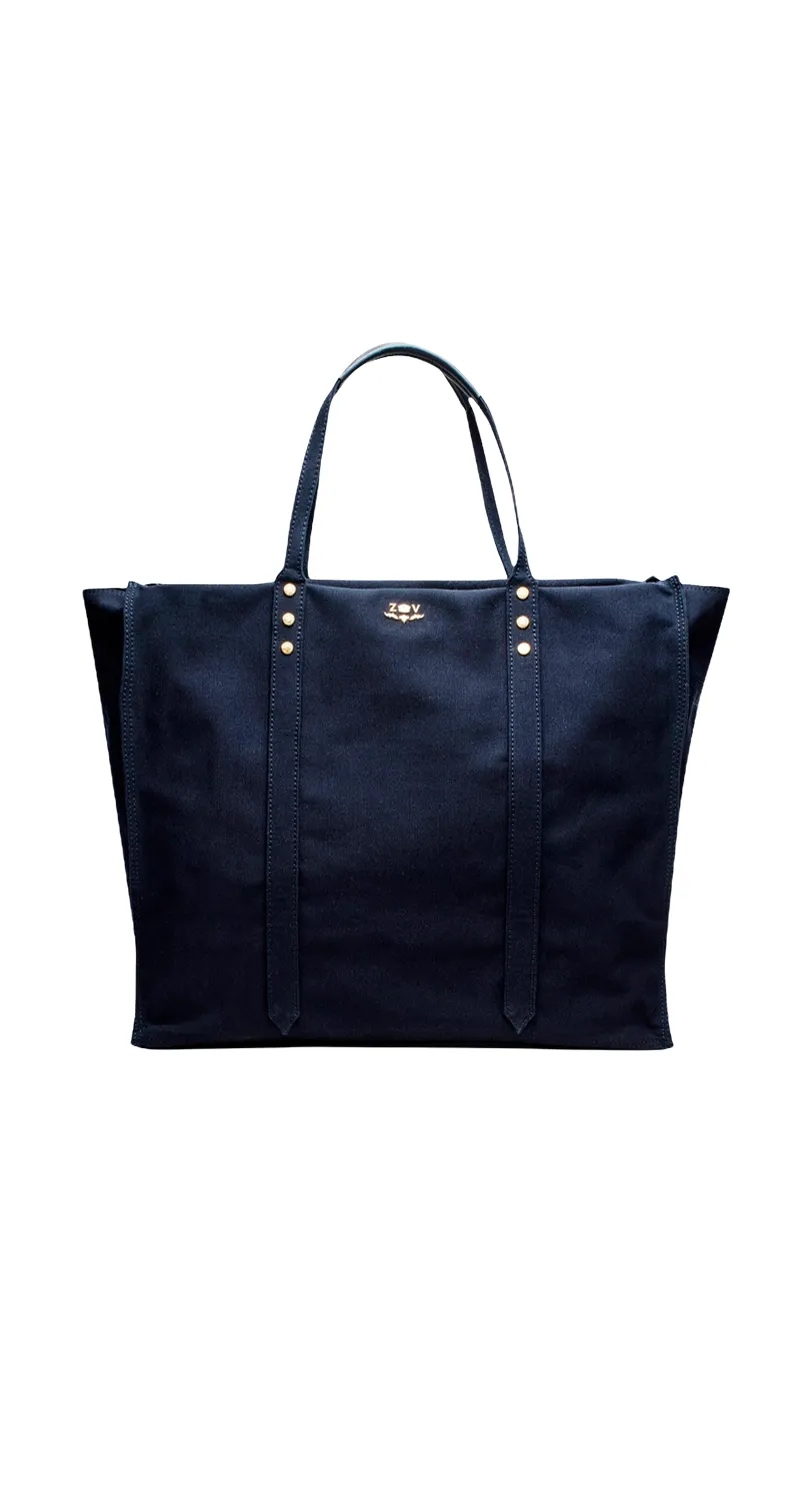 ZADIG & VOLTAIRE XL Scarlet Canvas Azul Marino