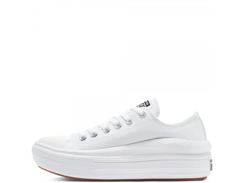 ZAPATILLA CONVERSE CANVAS CHUCK TAYLOR ALL STAR MOVE LOW TOP 570257 EN COLOR BLANCO