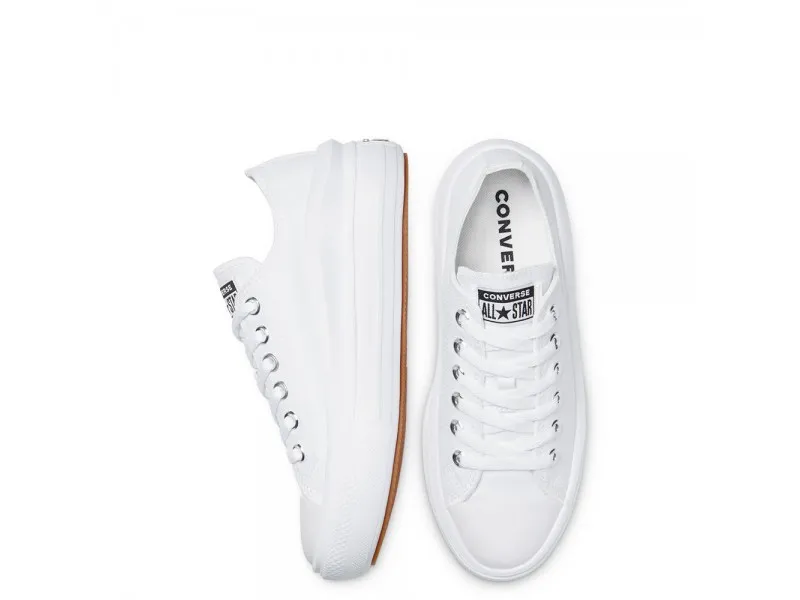 ZAPATILLA CONVERSE CANVAS CHUCK TAYLOR ALL STAR MOVE LOW TOP 570257 EN COLOR BLANCO