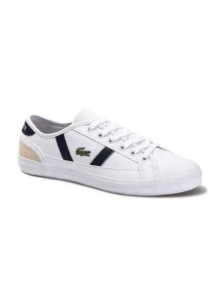 zapatilla lacoste sideline blanco mujer