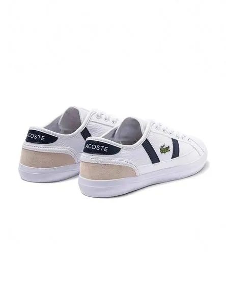 zapatilla lacoste sideline blanco mujer