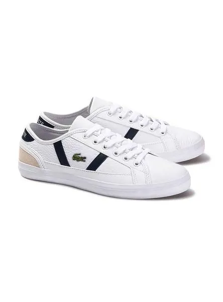 zapatilla lacoste sideline blanco mujer