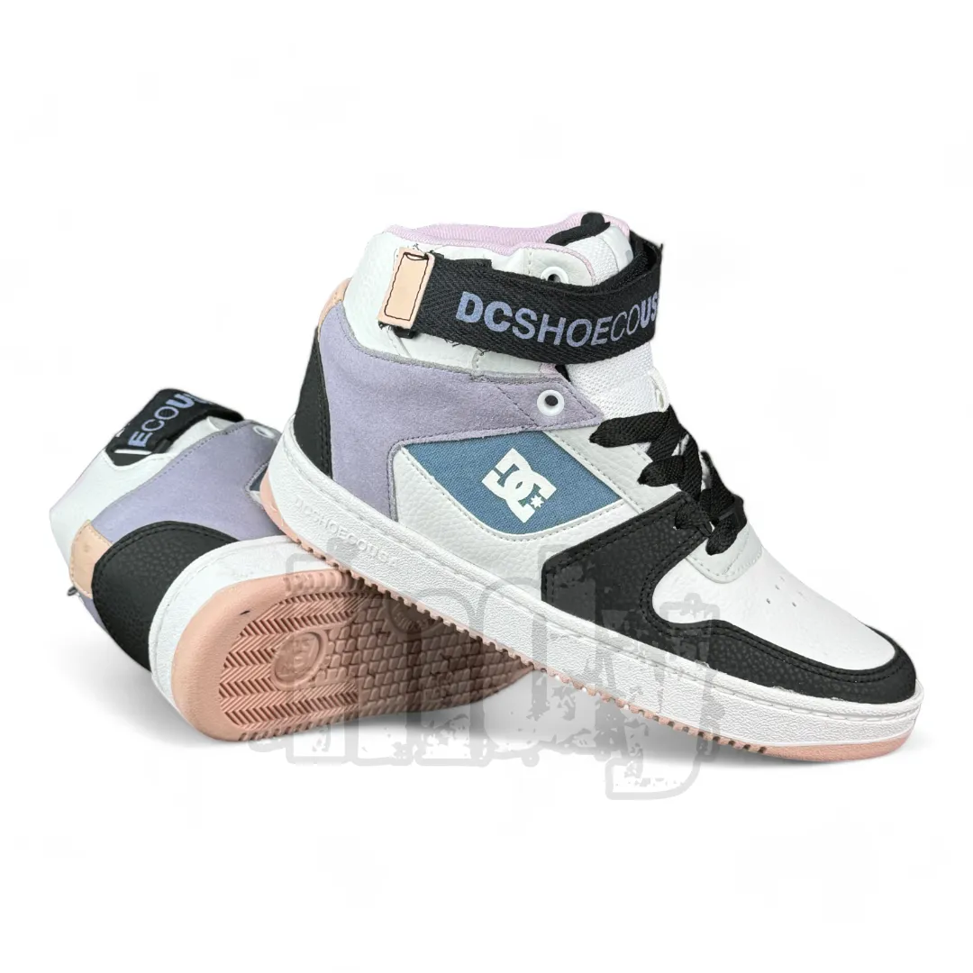 Zapatillas Dc Pensford SS Mujer Blanco Violeta Negro
