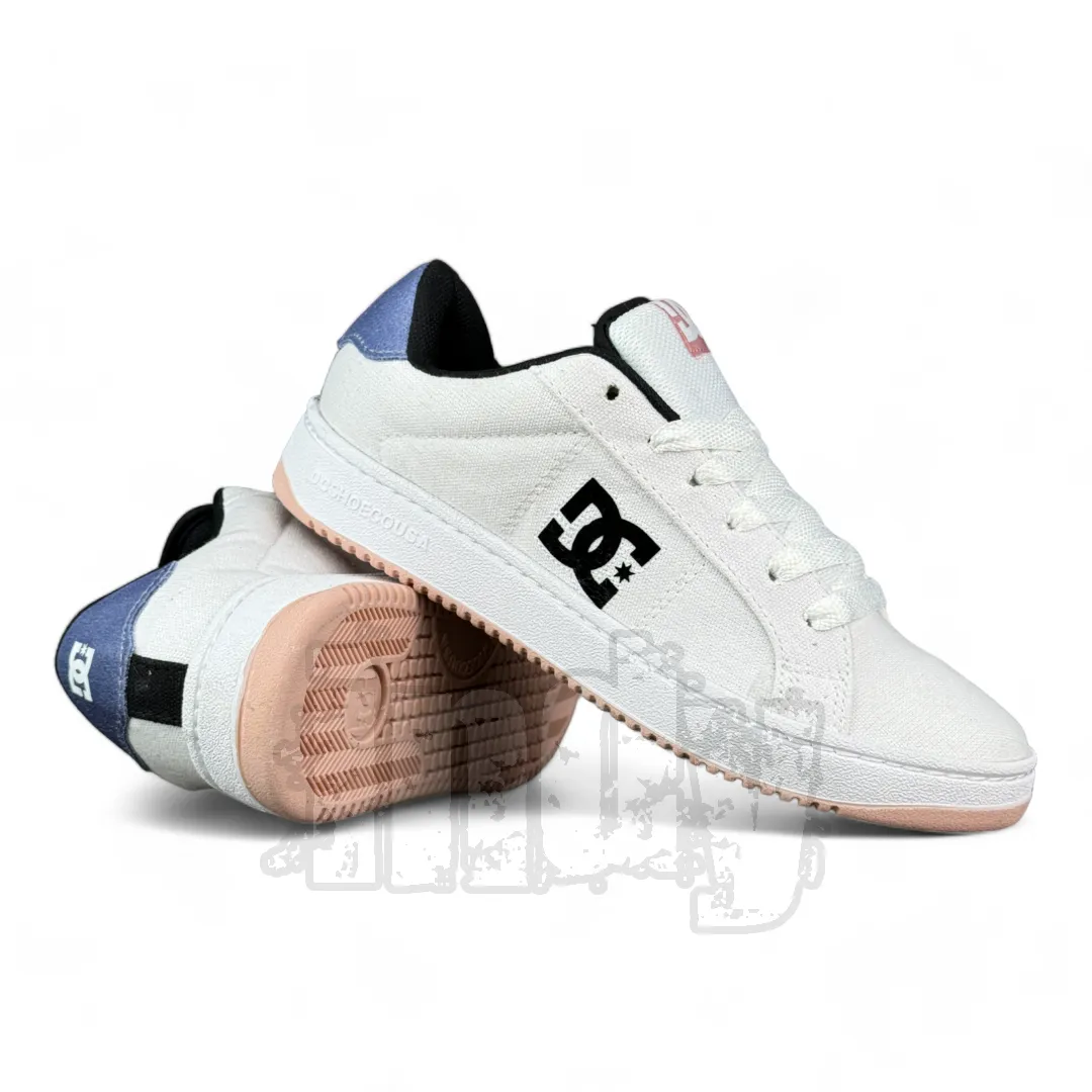 Zapatillas Dc Striker Tx SS Mujer Blanco Rosa Azul