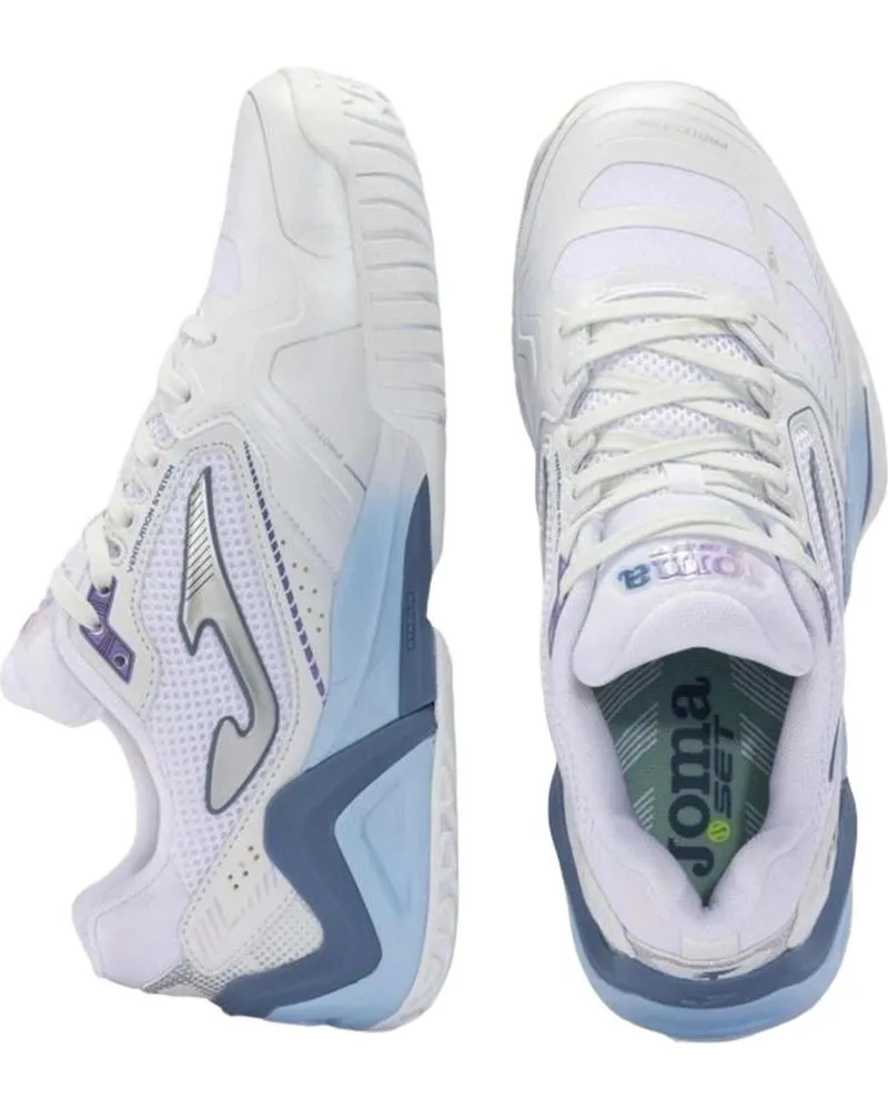 Zapatillas deporte JOMA  de Mujer ZAPATILLAS PADEL SET MUJER  BLANCO
