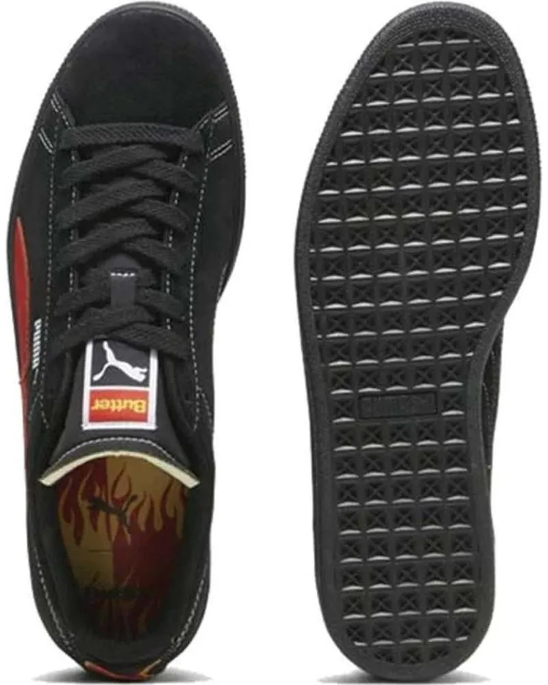 Zapatillas deporte PUMA  de Hombre ZAPATILLAS SNEAKERS X BUTTER GOODS SUEDE CLASSIC PARA UNISEX  NEGRO