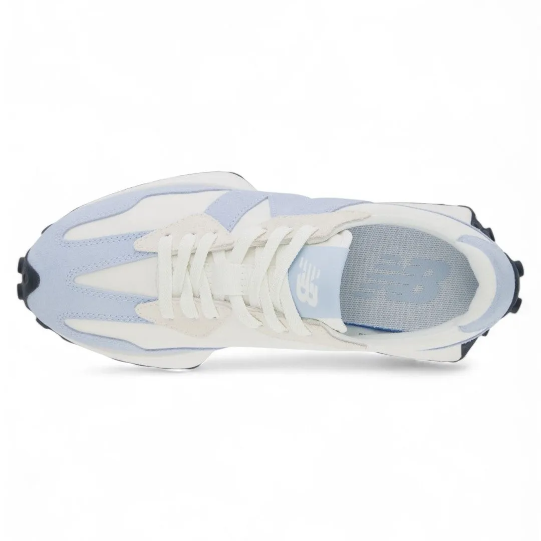 Zapatillas New Balance 327 Mujer Blanco Celeste Negro