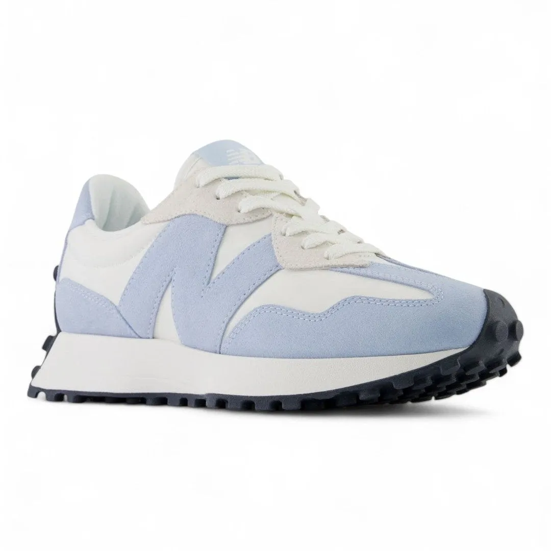 Zapatillas New Balance 327 Mujer Blanco Celeste Negro