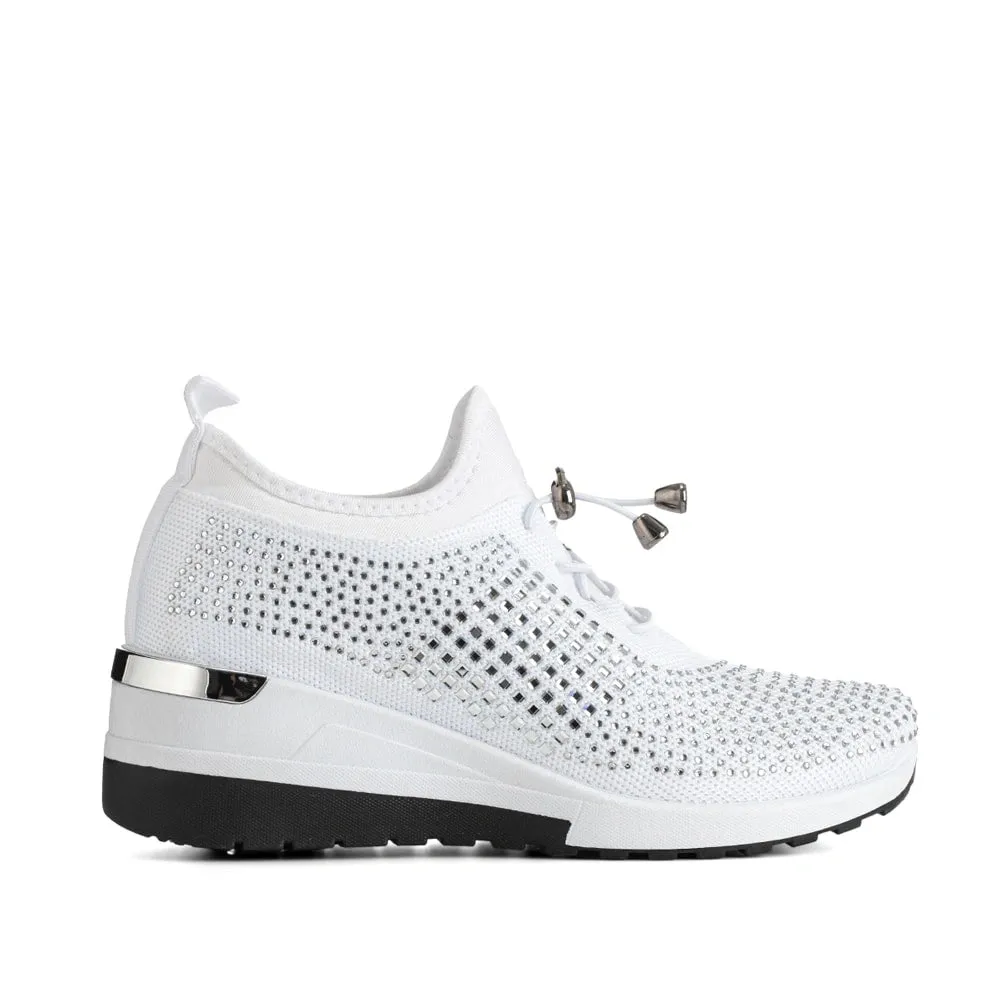 ZAPATILLAS PLATAFORMA MUJER BLANCO WEIDE TFA98Z
