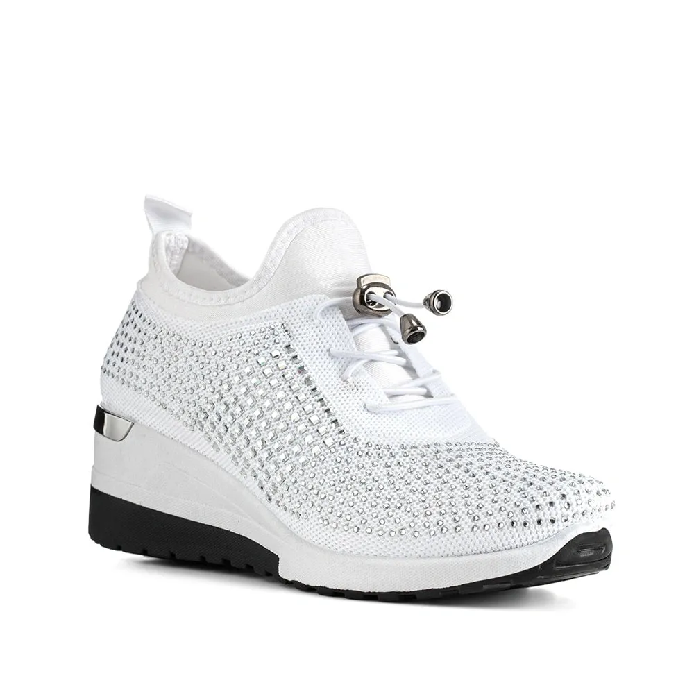 ZAPATILLAS PLATAFORMA MUJER BLANCO WEIDE TFA98Z