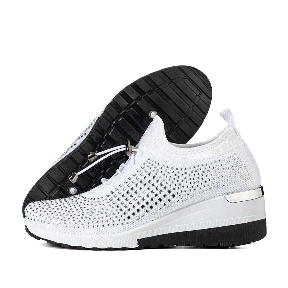 ZAPATILLAS PLATAFORMA MUJER BLANCO WEIDE TFA98Z